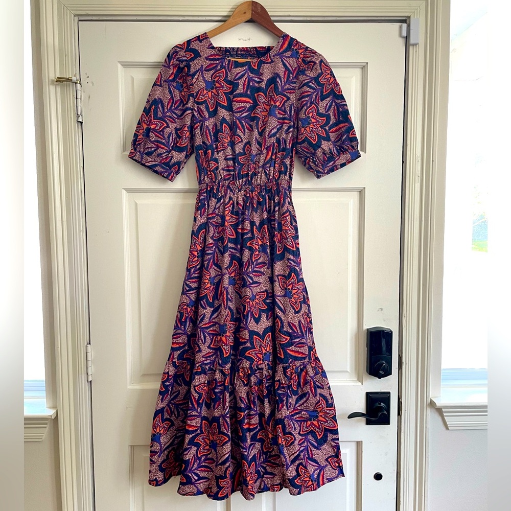 NWT Backless Print Maxi.